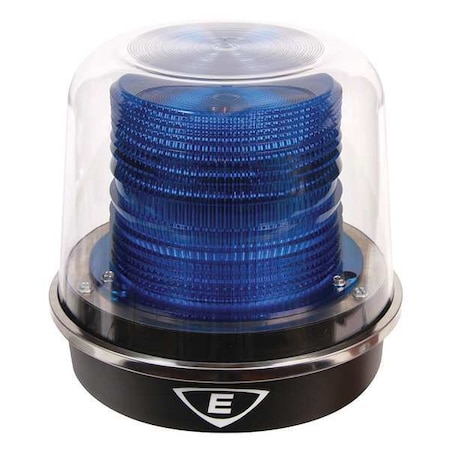 Warning Light, LED, Blue, 120 VAC