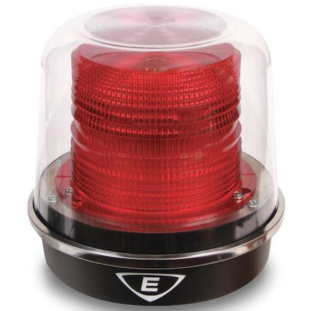 Warning Light, LED, Red, 120 VAC