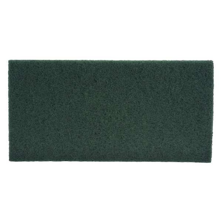 Scrubbing Pad,Green,Size 20 X 14,PK10