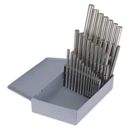 Drill Blank Set, High Speed Steel, Bright (Uncoated) Finish, Wire