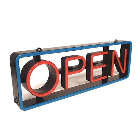 Custom Backlit Sign,27-3/4 L,2-3/4 W