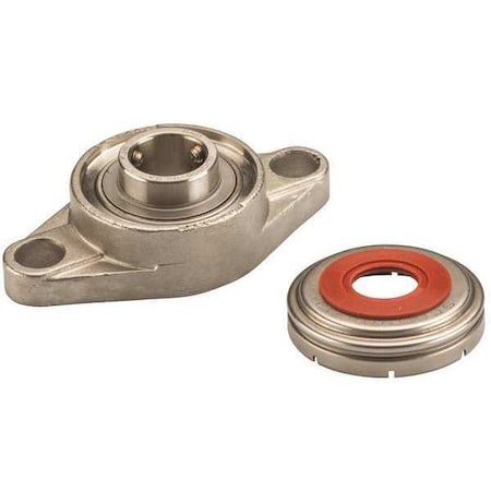 Flange Bearing,2-Bolt,1-1/4 Bore Dia.