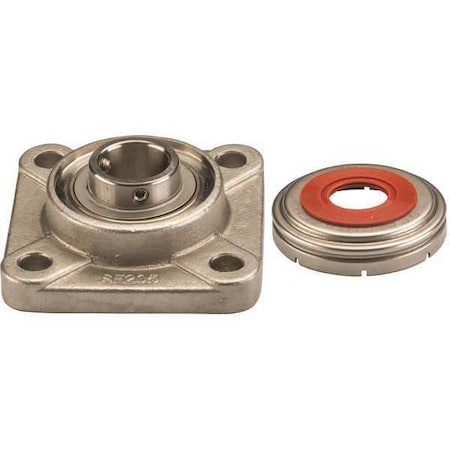 Flange Bearing,4-Bolt,2 Bore Dia.