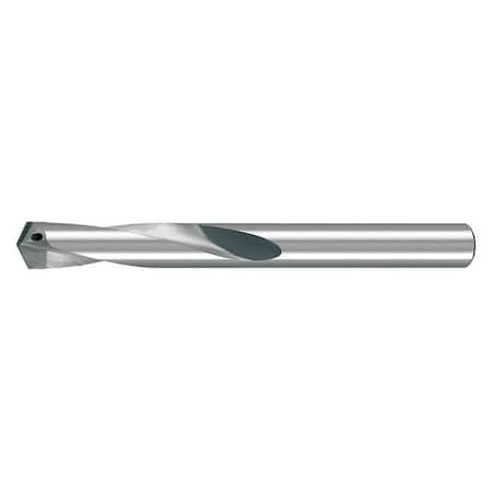 Screw Machine Drill Bit, 9.00 Mm Size, 125  Degrees Point Angle, Carbide-Tipped, Uncoated Finish