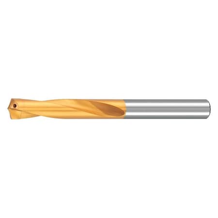 Screw Machine Drill Bit, 24.00 Mm Size, 135  Degrees Point Angle, Carbide-Tipped, TiN Finish