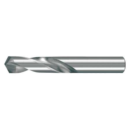Screw Machine Drill Bit, 15/64 In Size, 118  Degrees Point Angle, Carbide-Tipped, Uncoated Finish