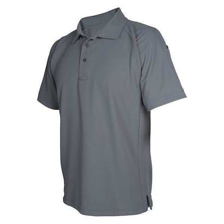 Mens Tactical Polo,Gray,Short Sleeve,XS