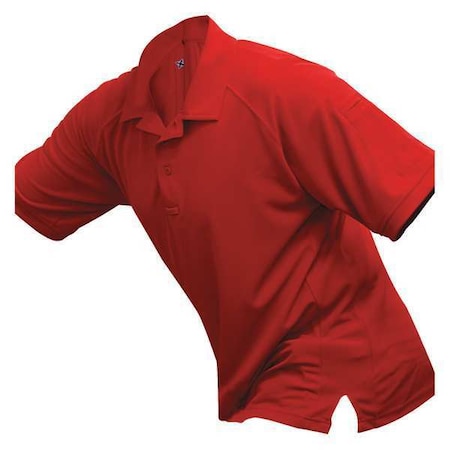 Mens Tactical Polo,Red,Short Sleeve,4XL