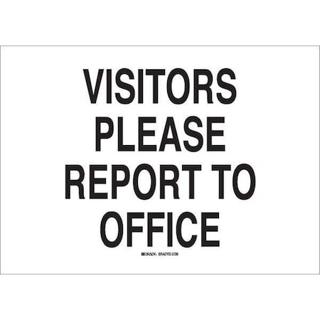 Security Sign, 14X20, Black/White, Sign Background Color: White