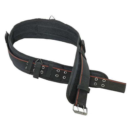 Black 1680D Ballistic Polyester Work Belt, Xl