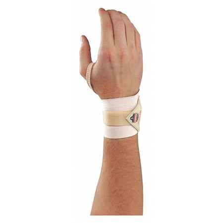 Wrist Wrap W/Thumb Loop,L/XL,Tan