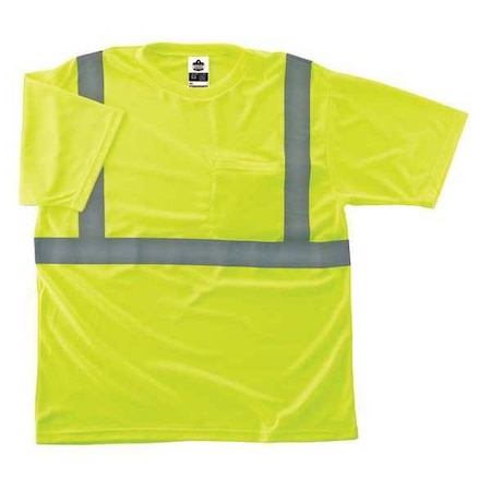 4XL Class 2 Economy T-Shirt, Lime