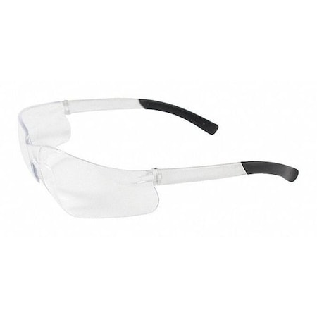 Safety Glasses, Clear Polycarbonate Lens, Uncoated