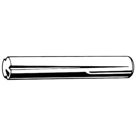 Grooved Pin,TypeA,Steel,1/2in,0.094,PK10