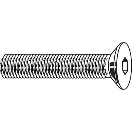 #10-32 Socket Head Cap Screw, Zinc Plated Steel, 3/4 In Length, 100 PK