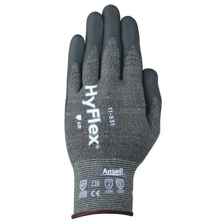 Cut Resistant Coated Gloves, A2 Cut Level, Nitrile, 8, 1 PR