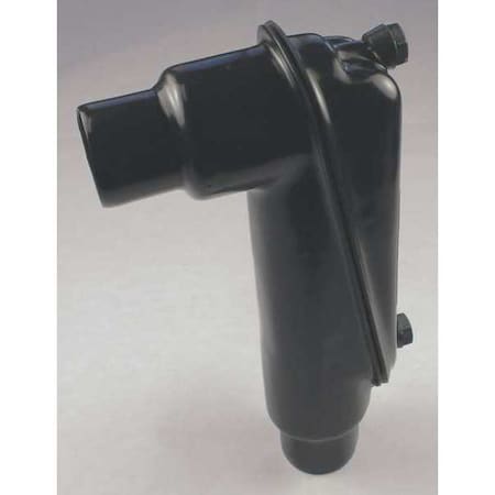 Elbow,3-1/2in,Pulling,LBD Style,PVC Ctd
