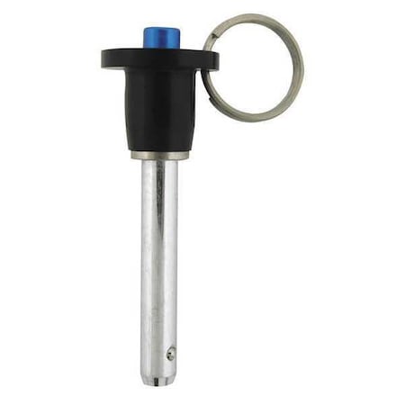 Ball Lock Pin,Button Handle,0.380 Tip L