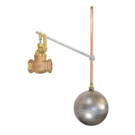 Float Valve,Bronze,FNPT,100 Psi,1-1/2