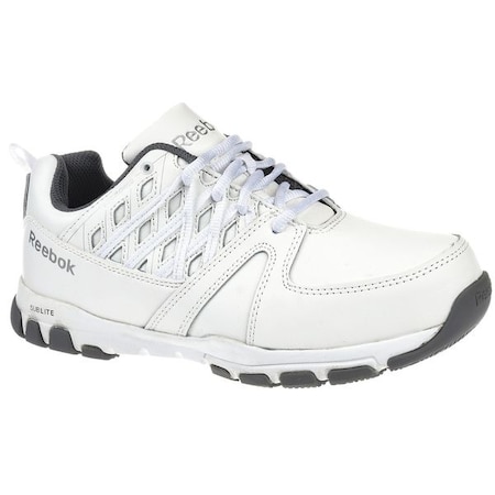 Work Shoes,6 Size,White,Steel,Womens,PR