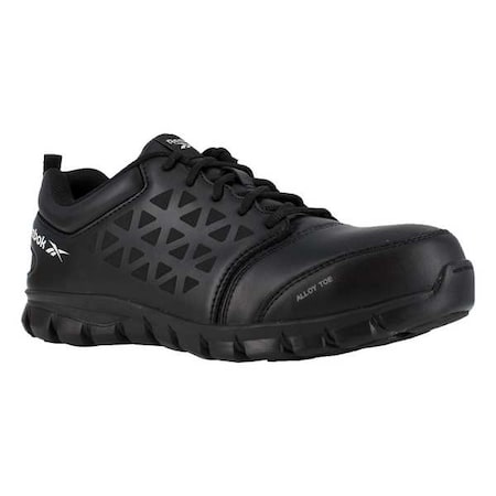 Work Shoes,5 Size,Black,Alloy,Mens,PR