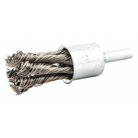Knot Wire End Brush,Shank Size 1/4