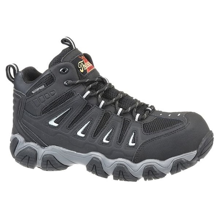 Size 11-1/2 Unisex Hiker Boot Composite Work Boot, Black