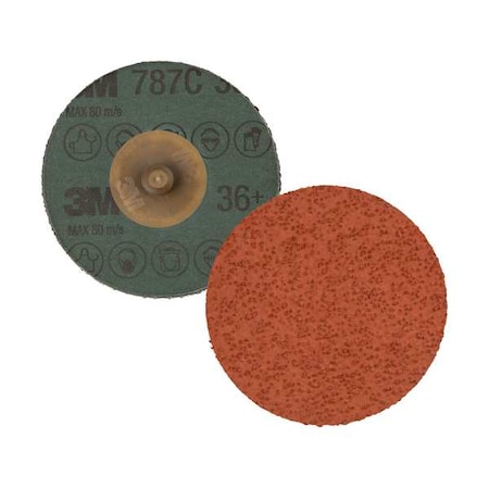 Fiber Discs,3 Dia.,Abrasive Grit 36