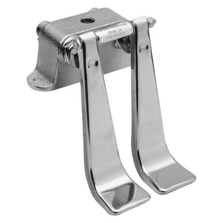 Top Mount, Stainless Steel, Double Pedal Valve