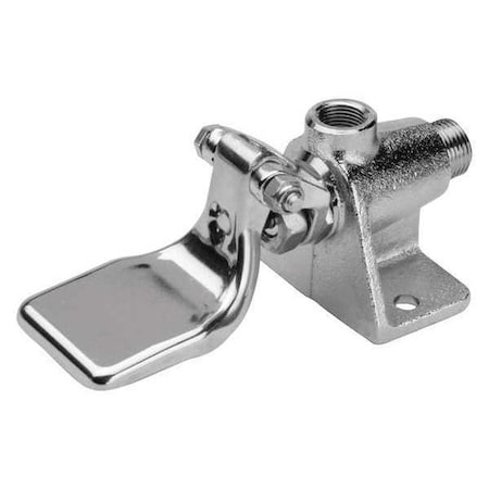 Single Pedal Valve, Floor Mnt W/Stainless Steel Parts