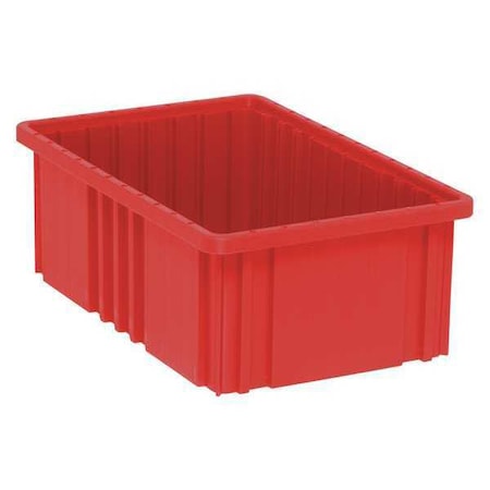 Divider Box, Red, Not Specified, 16-1/2 In L, 10-7/8 In W, 6 In H