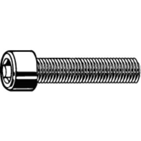 1/2-20 Socket Head Cap Screw, Zinc Plated Steel, 1-1/4 In Length, 10 PK