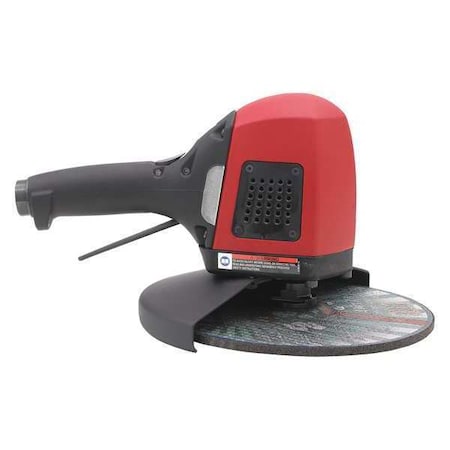 Vertical Angle Grinder, 1/2 In NPT Female Air Inlet, Heavy Duty, 6,500 RPM, 4.0 Hp
