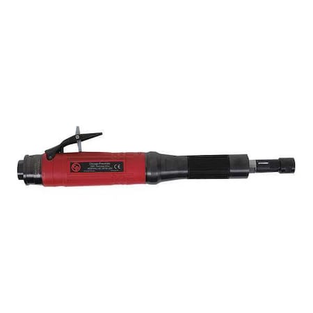 Extended Air Angle Die Grinder, 3/8 In Air Inlet, 1/4 Collet, Heavy Duty, 28,000 Rpm, 0.8 HP