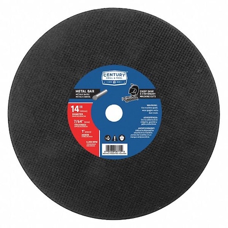 Chop Saw Blade,14x7/64 In.,Type 1A
