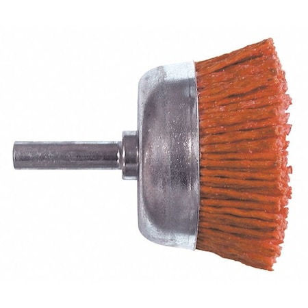 Cup Brush,Coarse Nylon,80 Grit,2 In.