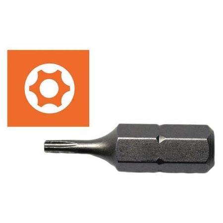 Star Insert Screwdriver Bit,T9,1 In.