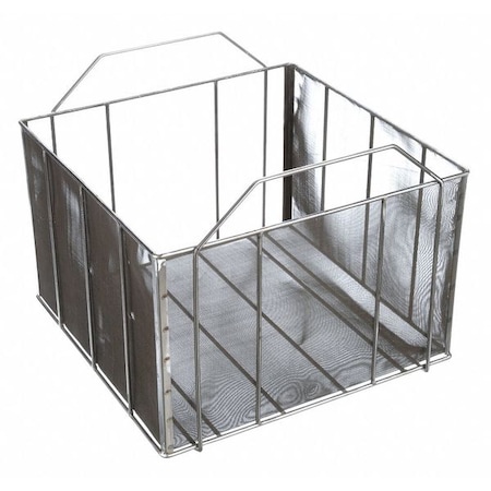 Natural Rectangular Parts Washing Basket, Steel