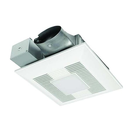 Ceiling Or Wall Bathroom Fan, 50/80/110 Cfm Cfm, 4 In Duct Dia., Yes