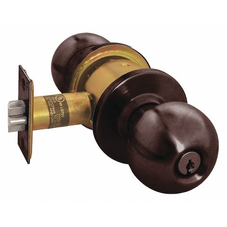 Knob Lockset,Mechanical,Entrance
