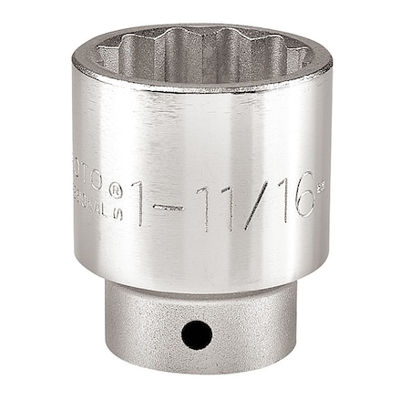 3/4 In Drive, 1-11/16 Torx(R) SAE Socket, 12 Points