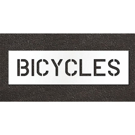Pavement Stencil,Bicycles, STL-108-70618