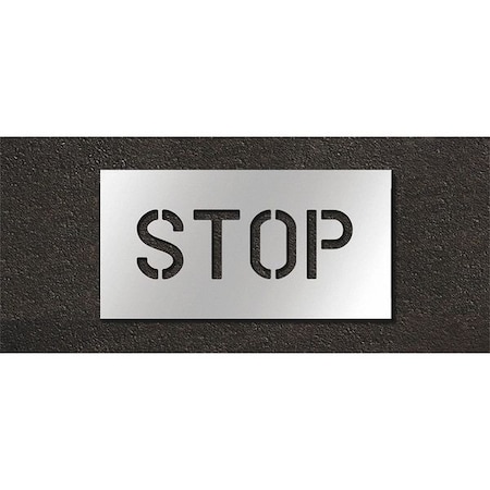 Pavement Stencil,Stop, STL-108-70603