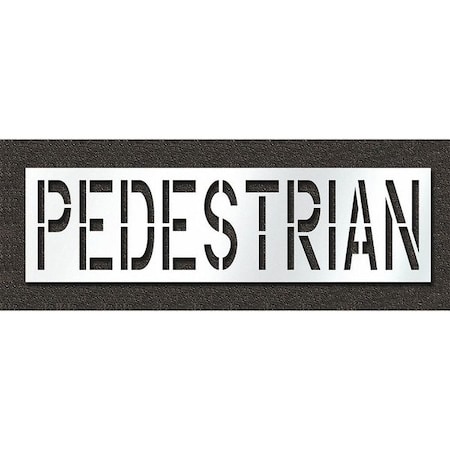 Pavement Stencil,Pedestrian, STL-108-72425