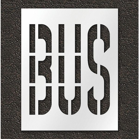 Pavement Stencil,Bus, STL-108-73615