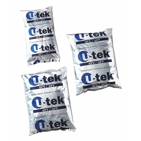 Freezer Pack,6-1/2 L,6-1/2 W,PK16