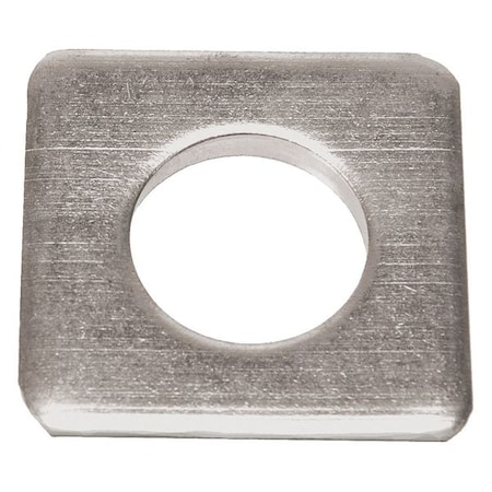 Square Washer, Fits Bolt Size 3/4 In Low Carbon Steel, Zinc Plated Finish