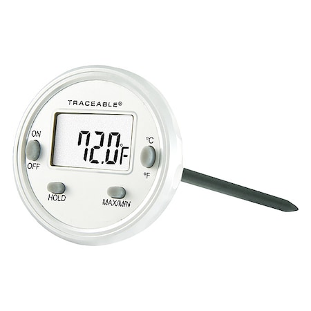 Waterproof Thermometer,LCD,Stinlss Steel