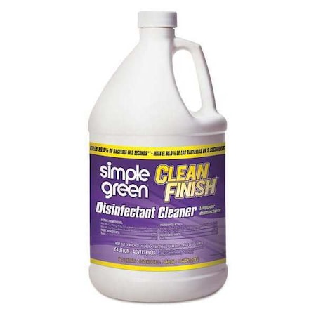 Cleaner And Disinfectant, 1 Gal. Bottle, Unscented