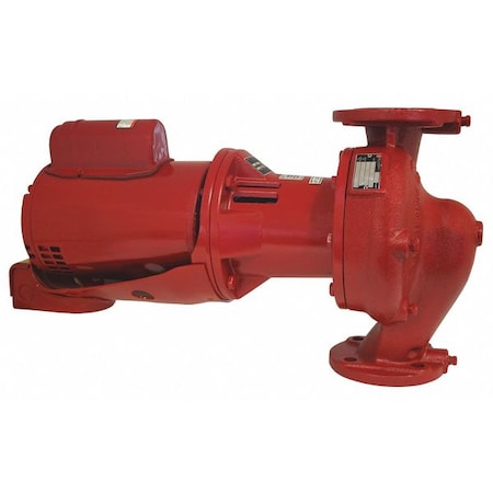 Hot Water Circulating Pump, 1 Hp, 208-230/460VAC, 3 Phase, Flange Connection